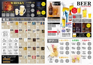 ドリンクメニュー１