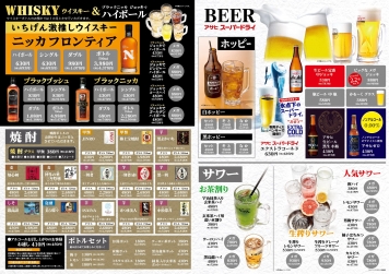 ドリンクメニュー１	