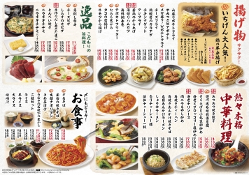 揚げ物・逸品・中華・お食事